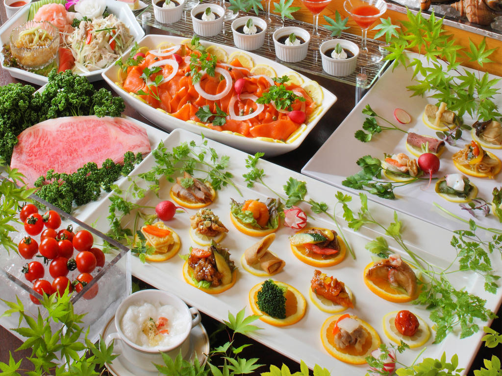 Asaya Hotel Nikko Exterior photo A selection of canapés